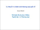 Bài giảng Lý thuyết và chính sách thương mại quốc tế: Mô hình Heckscher-Ohlin - Nguồn lực và thương mại