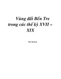 Luận văn: Vùng đất Bến Tre trong các thế kỷ XVII - XIX