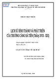 Luận văn Thạc sĩ Lịch sử: Lịch sử hình thành và phát triển của thương cảng Hà Tiên (Thế kỷ XVII - XIX)