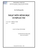 Luận văn Thạc sĩ Toán học: Nhập môn Hình học Symplectic