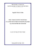 Luận văn Thạc sĩ Tâm lý học: Thực trạng hành vi đánh bạc của sinh viên ở một số trường đại học tại thành phố Hồ Chí Minh