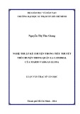 Luận văn Thạc sĩ Văn học: Nghệ thuật kể chuyện trong tiểu thuyết trò chuyện trong quán La Catedral của Mario Vargas Ilosa