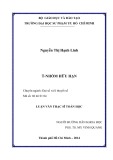 Luận văn Thạc sĩ Toán học: T-nhóm hữu hạn - Nguyễn Thị Hạnh Linh