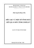 Luận văn Thạc sĩ Toán học: Siêu lọc và một số tính chất liên quan đến tính Compact