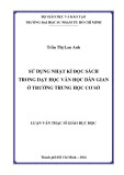 Luận văn Thạc sĩ Giáo dục học: Sử dụng nhật kí đọc sách trong dạy học Văn học dân gian ở trường trung học cơ sở