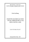 Luận văn Thạc sĩ Vật lí: Ảnh hưởng dao động hạt nhân lên quá trình ion hóa của 