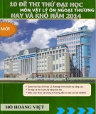  10 đề thi thử đại học môn vật lý ôn ngoại thương hay và khó năm 2014