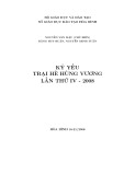  kỷ yếu trại hè hùng vương lần thứ iv - 2008