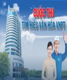 Câu hỏi cuộc thi tìm hiểu Văn hóa VNPT năm 2015