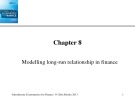 Lecture Introductory Econometrics for Finance: Chapter 8 - Chris Brooks