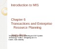Lecture Introduction to MIS: Chapter 6 - Jerry Post