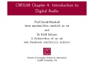 Lecture BSc Multimedia - Chapter 4: Introduction to digital audio