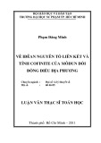 Luận văn Thạc sĩ Toán học: Về iđêan nguyên tố liên kết và tính confinite của môđun đối đồng điệu địa phương