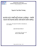 Luận văn Thạc sĩ Vật lý: Khảo sát phổ kế năng lượng - Thời gian sử dụng đầu dò bán dẫn HPGe