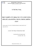 Luận văn Thạc sĩ Giáo dục học: Một nghiên cứu didactic về vị trí tương đối giữa hai đường thẳng trong không gian