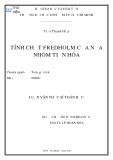 Luận văn Thạc sĩ Toán học: Tính chất Fredholm của nửa nhóm tiến hóa