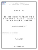 Luận văn Thạc sĩ Giáo dục học: Thực trạng quản lý đào tạo đại học tại chức ở các cơ sở giáo dục thuộc tỉnh Bà Rịa – Vũng Tàu