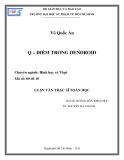 Luận văn Thạc sĩ Toán học: Q – điểm trong dendroid