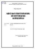 Luận văn Thạc sĩ Giáo dục học: Nghiên cứu didactic về hình vẽ ở trường phổ thông - bước chuyển từ hình học phẳng sang hình học không gian