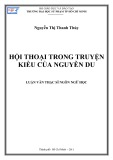 Luận văn Thạc sĩ Ngôn ngữ học: Hội thoại trong Truyện Kiều của Nguyễn Du