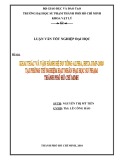 Luận văn tốt nghiệp: Khai thác và vận hành hệ đo tổng Alpha, Betaumf-2000 tại phòng thí nghiệm hạt nhân Đại học Sư phạm thành phố Hồ Chí Minh