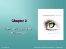 Lecture Business research methods (11/e): Chapter 2 - Donald R. Cooper, Pamela S. Schindler