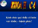 Bài giảng Khoa học 4 bài: Ba thể của nước