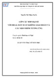 Luận văn Thạc sĩ Toán học: Lớp các MD5 đại số với ideal dẫn xuất không giao hoán và các MD5 nhóm tương ứng