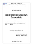 Luận văn Thạc sĩ Giáo dục học: Nghiên cứu thực hành giảng dạy thống kê mô tả ở trung học phổ thông