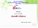 Thuyết trình: Tìm hiểu về Rơ le