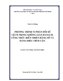 Luận văn Thạc sĩ Toán học: Phương trình vi phân đối số lệnh trong không gian Banach - Công thức biến thiên hằng số và dáng điệu tiệm cận