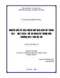 Luận văn Thạc sĩ: Nghiên cứu về khái niệm giới hạn hàm số trong dạy - học Toán - Đồ án didatic trong môi trường máy tính bỏ túi