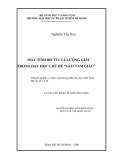 Luận văn Thạc sĩ Giáo dục học: Máy tính bỏ túi và lượng giác trong dạy học chủ đề “Giải tam giác”