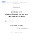 Luận văn Thạc sĩ Văn học: Lá số tiền định của Kim Lăng thập nhị kim thoa trong Hồng lâu mộng