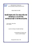 Luận văn Thạc sĩ Ngôn ngữ học: Tìm hiểu phương thức ẩn dụ trong tiếng Việt (Thể hiện qua ca dao trữ tình, thơ tình Xuân Diệu và thơ tình Xuân Quỳnh)