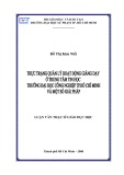 Luận văn Thạc sĩ Giáo dục học: Thực trạng quản lý hoạt động giảng dạy ở Trung tâm Tin học Trường Đại học Công nghiệp TP. Hồ Chí Minh và một số giải pháp