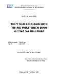 Luận văn Thạc sĩ Địa lý học: Thủy sản An Giang hiện trạng phát triển định hướng và giải pháp