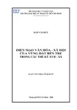 Luận văn Thạc sĩ Lịch sử: Diện mạo văn hóa - xã hội của vùng đất Bến Tre trong các thế kỷ XVII - XX