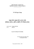 Luận văn Thạc sĩ Văn học: Truyền thuyết gắn với đình, chùa, đền, miếu ở Vĩnh Long