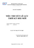 Luận văn Thạc sĩ Văn học: Tiểu thuyết Lê Lựu thời kỳ đổi mới