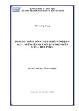 Luận văn Thạc sĩ Toán học: Phương trình sóng một chiều với hệ số biến thiên liên kết với điều kiện biên chứa tích phân