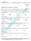 Lời giải chi tiết đề thi môn Vật Lý THPT Quốc gia 2015 (Mã đề 247)