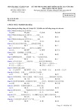 Đề thi Trung học phổ thông Quốc gia năm 2016 môn: Tiếng Trung Quốc - Bộ GD&ĐT (Mã đề 162)