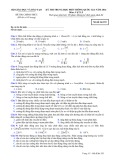 Đề thi Trung học phổ thông Quốc gia năm 2016 môn: Vật lí - Bộ GD&ĐT (Mã đề 239)