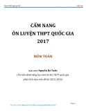 Cẩm nang ôn luyện THPT quốc gia 2017 môn Toán