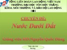 Chuyên đề: Nước dưới đất