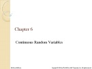 Lecture Business statistics in practice (7/e): Chapter 6 - Bowerman, O'Connell, Murphree