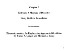 Lecture Thermodynamics: An engineering approach (8/e): Chapter 7 (Part 1) - Yunus A. Çengel, Michael A. Boles