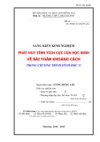 Sáng kiến kinh nghiệm: Phát huy tính tích cực của học sinh về bài toán khoảng cách trong chương trình hình học 11