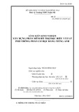 Sáng kiến kinh nghiệm: Xây dựng phần mềm hỗ trợ đọc hiểu Vât lý phổ thông phần cơ học bằng tiếng Anh